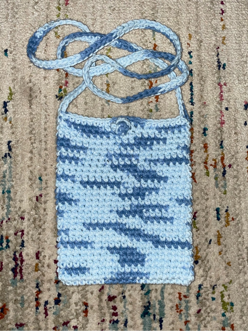 Crochet crossbody bag